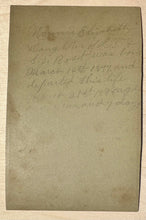 Load image into Gallery viewer, Post Mortem Photo ID’d Girl in Crib North Carolina 1890s