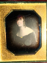 Load image into Gallery viewer, Daguerreotype Painting of a Woman by MP SIMONS Philadelphia Photographer 1840s
