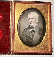 Load image into Gallery viewer, 1/4 Daguerreotype Photo Old Man Born In 1700s Possible ID Revolutionary War of 1812