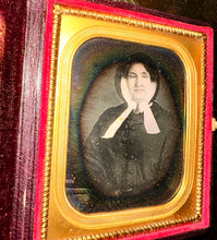 Load image into Gallery viewer, ID'd Woman 1/6 Daguerreotype Woman in Mourning Elizabeth Custis Teackle Wallis