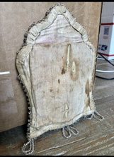 Load image into Gallery viewer, Antique Tintype Photo Two Cute PUG Dogs in Victorian Folk Art Bead Frame Rare