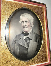 Load image into Gallery viewer, 1/4 Daguerreotype Photo Old Man Born In 1700s Possible ID Revolutionary War of 1812