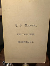 Load image into Gallery viewer, 1880s Cabinet Card Photo / Pretty Woman Shows Beautiful Long Hair