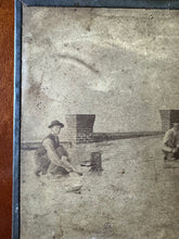 Load image into Gallery viewer, Interesting Occupational Cabinet Card of Roof Workers - RARE!