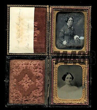 Load image into Gallery viewer, ambrotype & daguerreotype Of Eliza Mott Humphreys Marcy ID'd 1800s Photo Woman