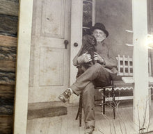 Load image into Gallery viewer, Lowther Family Lot Large 9" x 7" Imperial Photo & Mourning Card + Dog & Obituary