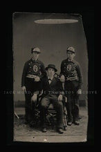 Load image into Gallery viewer, Tintype Photo Junior Firemen SC Torch #1 + Visible Photographer Equipment Rare