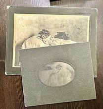 Load image into Gallery viewer, 2 Post Mortem Photos of ID'd Baby JOHN HARRISON 2 MONTHS OLD DIED CANADA 1903