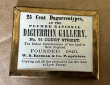 Load image into Gallery viewer, 1/9 DAGUERREOTYPE TWO WOMEN MATCHING DRESS HOLDING HANDS BOSTON PHOTOGRAPHER