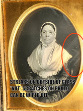 Load image into Gallery viewer, Half Plate Daguerreotype Quaker Woman Wearing Glasses / Sealed