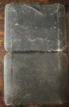 Load image into Gallery viewer, 1/4 Ambrotype Military Academy w Cadets or Soldiers Civil War Era Photo Original