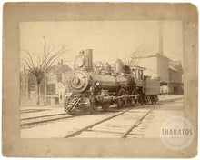 Load image into Gallery viewer, Rare c1890 Photo of FUNERAL TRAIN ~ Massachusetts Railroad Antique Mourning Rare