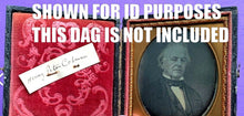 Load image into Gallery viewer, HENRY P COBURN ESQ 1790-1854 6TH PLATE DAGUERREOTYPE PHOTO C1852 REVOLUTION