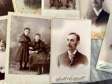 Load image into Gallery viewer, Big Lot of 100+ Antique Pre-1900 CDV & Cabinet Card Photos