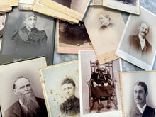 Load image into Gallery viewer, Big Lot of 100+ Antique Pre-1900 CDV & Cabinet Card Photos