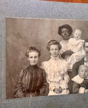 Load image into Gallery viewer, Young African American Nanny & ID'd Wright Family, Cochran, Georgia 1900s