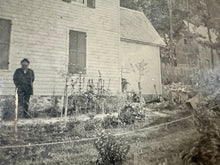 Load image into Gallery viewer, Large Full Whole Plate Outdoor Tintype People House Funeral Party?