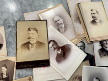 Load image into Gallery viewer, Big Lot of 100+ Antique Pre-1900 CDV & Cabinet Card Photos