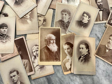 Load image into Gallery viewer, Big Lot of 100+ Antique Pre-1900 CDV & Cabinet Card Photos