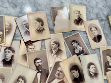 Load image into Gallery viewer, Big Lot of 100+ Antique Pre-1900 CDV & Cabinet Card Photos