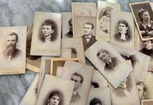 Load image into Gallery viewer, Big Lot of 100+ Antique Pre-1900 CDV & Cabinet Card Photos