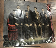 Load image into Gallery viewer, Giant Tintype Folk Art Style Painted Tintype 12 x 10 Group Shot