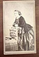 Load image into Gallery viewer, RARE! 1860s CDV Photo of Animal Artist & Sculptor ROSA BONHEUR Rockwood New York
