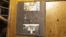 Load image into Gallery viewer, Circa 1910's Antique PHOTO ALBUM & PHOTOS Family, Children, Women, Animals