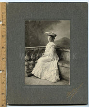 Load image into Gallery viewer, Large Antique Photo Pretty Girl Mary Lemmon Weeks SANTA ROSA CALIFORNIA 1900s