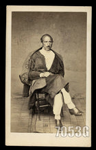 Load image into Gallery viewer, RARE 1860S CDV PHOTO JEWISH MERCHANT TANGIER MOROCCO SIGNED CHOUFFLY