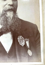 Load image into Gallery viewer, RARE 10x7 Inch Leavenworth Kansas Police Chief Sheriff Cabinet Card 1800s Photo