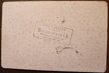 Load image into Gallery viewer, 19th Century Baseball Players Cabinet Card Photo Bat Ball & Catcher's Mask!