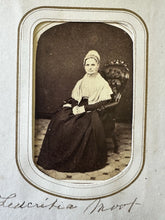 Load image into Gallery viewer, Prev Unknown? LUCRETIA MOTT & HUSBAND CDV Photo Probable Brady Presentation Rare