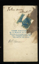 Load image into Gallery viewer, ID'd Civil War Soldier BLOOD STAIN? 1860s CDV Photo Tax Stamp Illinois