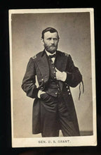 Load image into Gallery viewer, Civil War Ulysses S. Grant Wearing Lincoln Mourning Ribbon Brady Photo 1860s