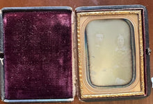 Load image into Gallery viewer, GURNEY 1/4 Daguerreotype ID'd Man & Wife New York City Dated 1858