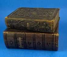 Load image into Gallery viewer, Two Empty 1860s Leather Photo Albums for CDVs & Tintypes