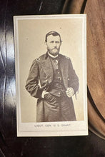 Load image into Gallery viewer, Civil War Ulysses S. Grant Wearing Lincoln Mourning Ribbon Brady Photo 1860s