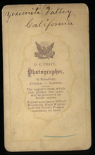 Load image into Gallery viewer, Yosemite Valley 1860s CDV Photo California - Possible Eadweard Muybridge