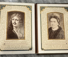 Load image into Gallery viewer, CDV Album Musician Author Poet Shakespeare Ole Bull Burns Beethoven Famous Photo