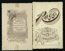 Load image into Gallery viewer, 2 cabinet card photos minnesota victorian women sisters in mourning black dress