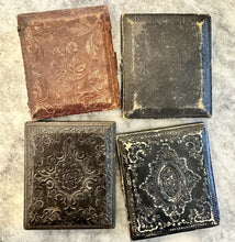 Load image into Gallery viewer, Lot Of 4 Daguerreotypes & Ambrotypes Shew Sealed Note ID’d Women 1850s