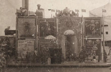 Load image into Gallery viewer, Amazing 1880s Miniature Sideshow Model with Banners Museum Freak Show Rare