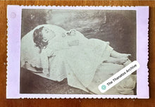 Load image into Gallery viewer, RARE Post Mortem Unknown Drowned Girl JOHNSTOWN FLOOD Victim Cabinet Card 1890s