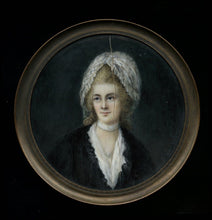 Load image into Gallery viewer, Antique Miniature Painting Portrait of a Woman - Signed Gainsborough
