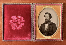 Load image into Gallery viewer, VANCE 1/4 Ambrotype San Francisco Sacramento California Man Gold Rush Era 1850s