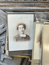 Load image into Gallery viewer, 300 Cabinet Card Photo Lot - Antique Victorian Photographs 1800s People