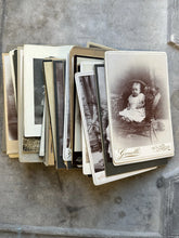 Load image into Gallery viewer, 50 Cabinet Photos & RPPC Mostly Children Toy Rocking Horse Long Hair 1800s 1900s