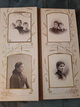 Load image into Gallery viewer, Large Album with 64 Cabinet Card Photos New York