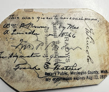 Load image into Gallery viewer, Original CDV Photo of Abraham Lincoln by Brady with Ink Signature & Notarized